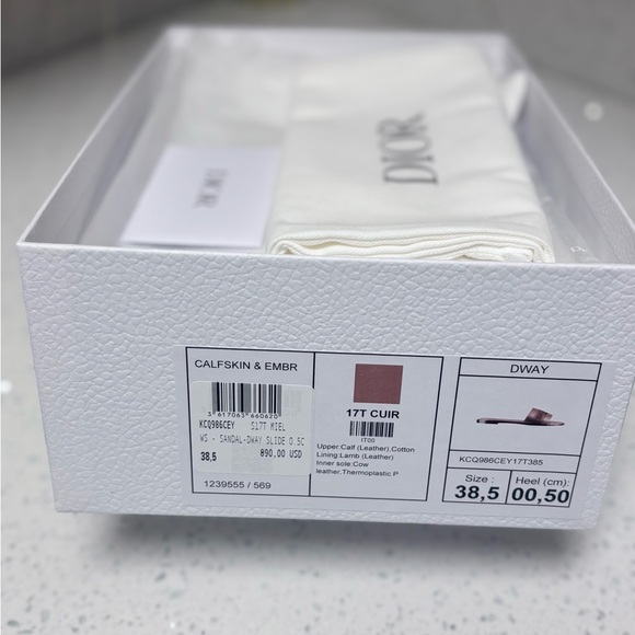 Christian Dior Dway Slide
Camel Calfskin - Picture 7 of 8